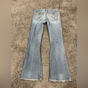 Aeropostale stretch flare low waisted jeans